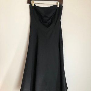 J.Crew Strapless Black Mid Length Dress